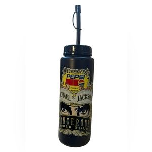 1993 Michael Jackson Dangerous World Tour Water Bottle MEGA RARE